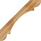 Ekena Millwork 6"W x 44"D x 44"H Olympic Rough Sawn Knee Brace, Western Red Cedar BRC06X44X44OLY00RWR - alternate 4